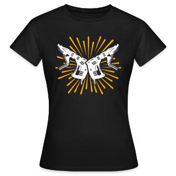 Tournevis magazine installateur de cloisons sèches - T-shirt Femme - noir - Devant - AI Model Female 172 dark (172cm)