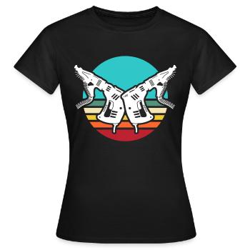 Tournevis magazine installateur de cloisons sèches - T-shirt Femme - noir - Devant - AI Model Female 172 dark (172cm)