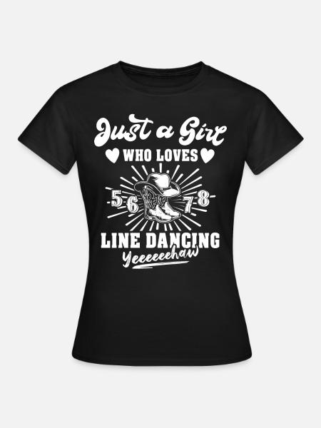 Line Dancing Line Dance - Women's T-Shirt - black