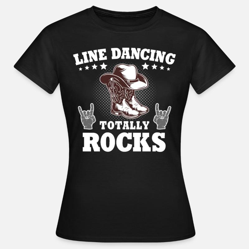 Line Dance Line Dancing - Women's T-Shirt - black