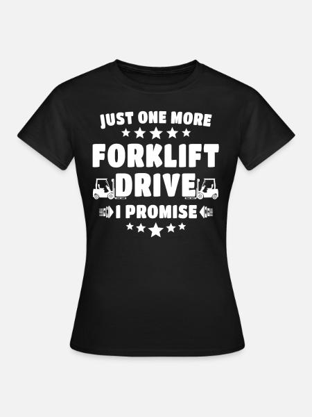 Stapler Staplerfahrer - Frauen T-Shirt - Schwarz