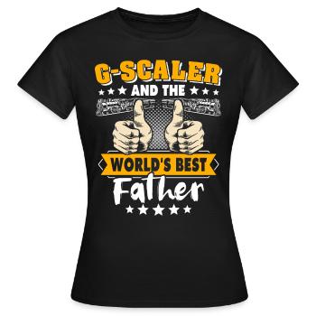 Voie ferrée de jardin G Papa - T-shirt Femme - noir - Devant - AI Model Female 172 dark (172cm)