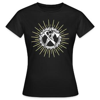 Zimmermann Dictons Charpentier - T-shirt Femme - noir - Devant - AI Model Female 172 dark (172cm)