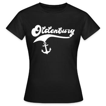 Oldenburger Sprüche Oldenburg - Frauen T-Shirt - Schwarz - Vorne - AI Model Female 172 dark (172cm)