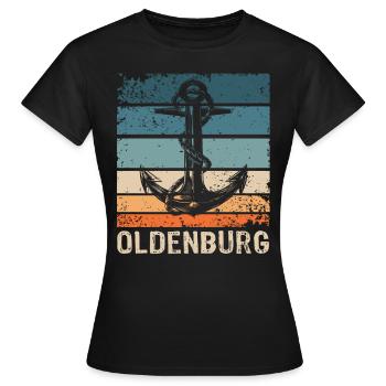 Oldenburger Sprüche Oldenburg - Frauen T-Shirt - Schwarz - Vorne - AI Model Female 172 dark (172cm)