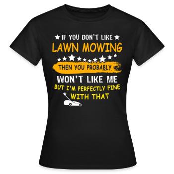 Tondeuse - T-shirt Femme - noir - Devant - AI Model Female 172 dark (172cm)