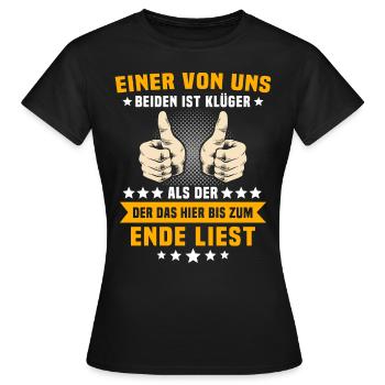 Lustige Sprüche - Frauen T-Shirt - Schwarz - Vorne - AI Model Female 172 dark (172cm)