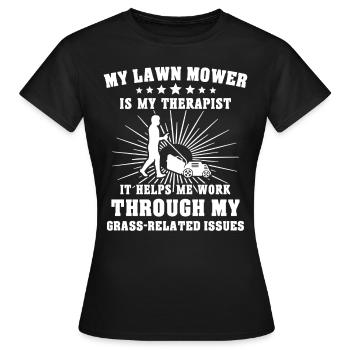 tondeuse - T-shirt Femme - noir - Devant - AI Model Female 172 dark (172cm)