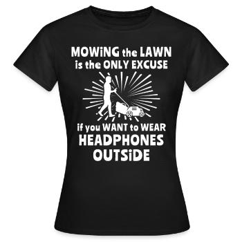 Tondeuse - T-shirt Femme - noir - Devant - AI Model Female 172 dark (172cm)