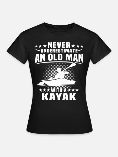 Kayak Kayaking - Women's T-Shirt - black