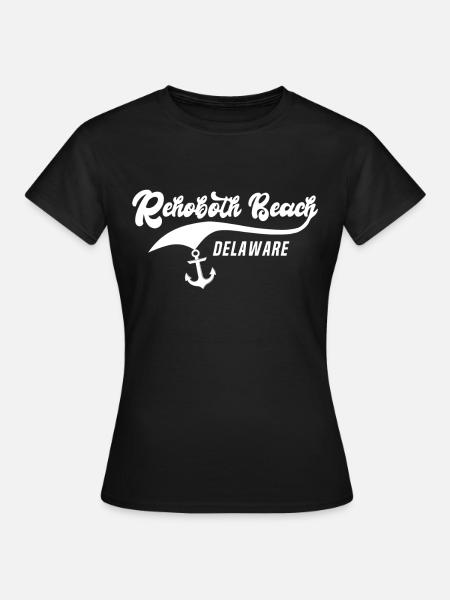 Rehoboth Beach Delaware - Frauen T-Shirt - Schwarz