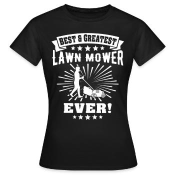 Tondeuse - T-shirt Femme - noir - Devant - AI Model Female 172 dark (172cm)