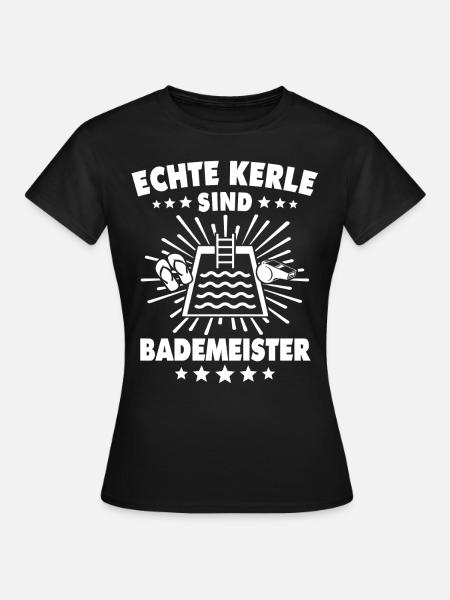 Schwimmmeister - Frauen T-Shirt - Schwarz