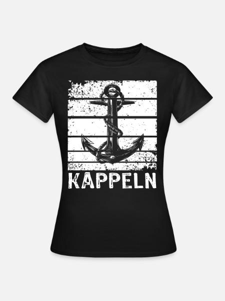 Kappeln Sprüche Kappelner Spruch - Frauen T-Shirt - Schwarz