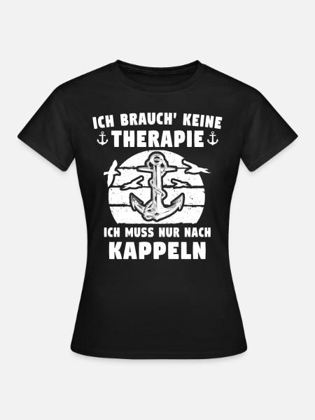 Kappeln Sprüche Kappelner - Frauen T-Shirt - Schwarz