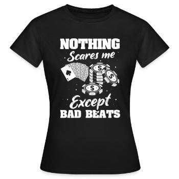 Poker Poker Players - Women's T-Shirt - black - Front - AI Model Female 172 dark (172cm)