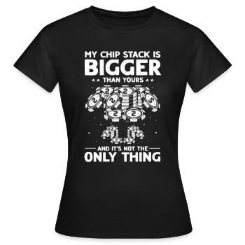 Poker Poker Players - Women's T-Shirt - black - Front - AI Model Female 172 dark (172cm)