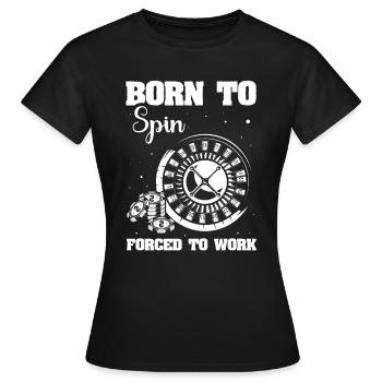 Casino - T-shirt Femme - noir - Devant - AI Model Female 172 dark (172cm)