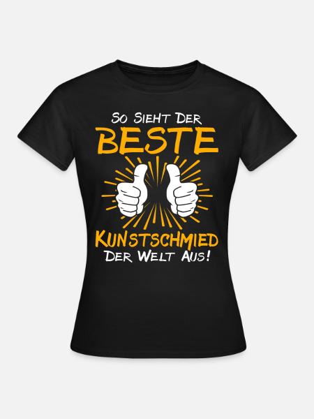 Kunstschmied Geschenkidee - Frauen T-Shirt - Schwarz