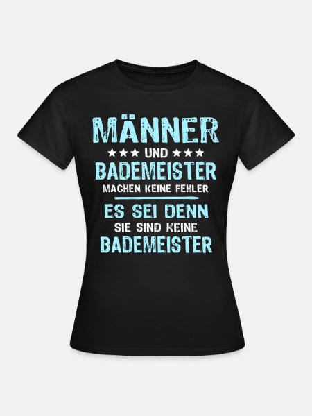 Schwimmmeister - Frauen T-Shirt - Schwarz