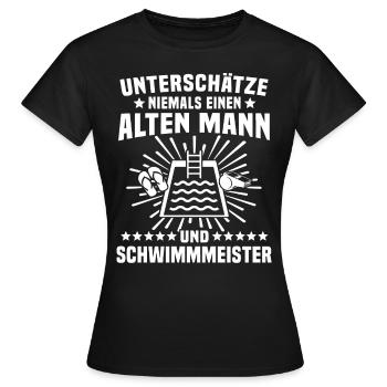 Sauveteur, sauveteur, sauveteur - T-shirt Femme - noir - Devant - AI Model Female 172 dark (172cm)