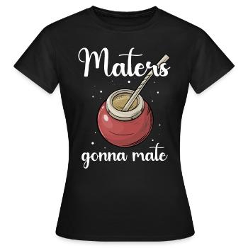 Yerba Mate Tee - Frauen T-Shirt - Schwarz - Vorne - AI Model Female 172 dark (172cm)