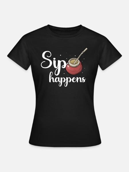 Yerba Mate - Frauen T-Shirt - Schwarz