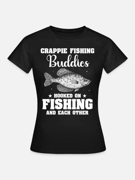 Crappie Fish - Frauen T-Shirt - Schwarz