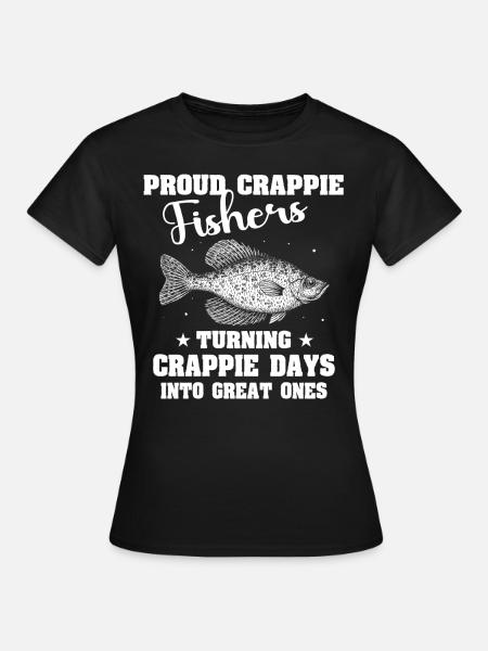 Sonnenbarsch Crappie Fish - Frauen T-Shirt - Schwarz