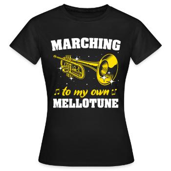 Mellophonspieler Mellophone - Frauen T-Shirt - Schwarz - Vorne - AI Model Female 172 dark (172cm)