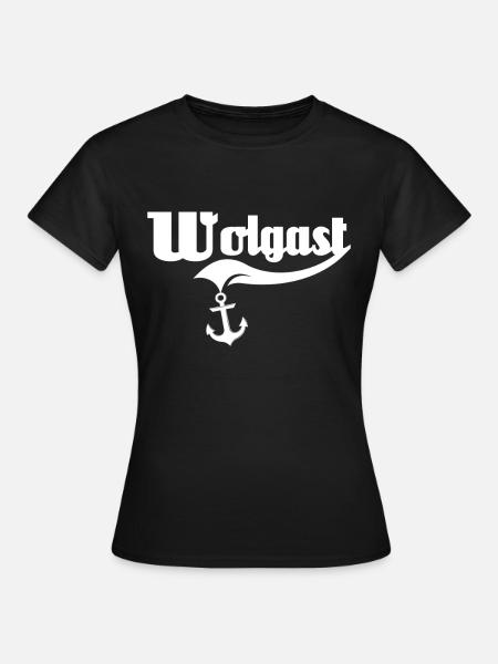 Wolgast Sprüche - Frauen T-Shirt - Schwarz