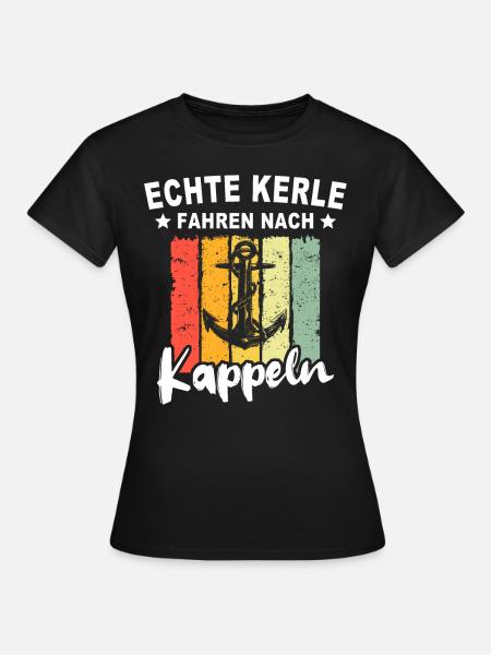 Kappeln - Frauen T-Shirt - Schwarz