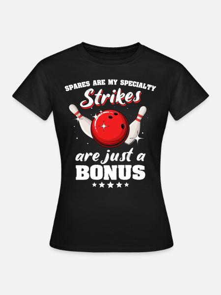 Bowling - T-shirt Femme - noir