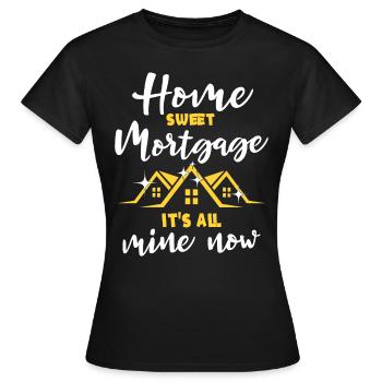 Home Purchase Home Buyer - Women's T-Shirt - black - Front - AI Model Female 172 dark (172cm)