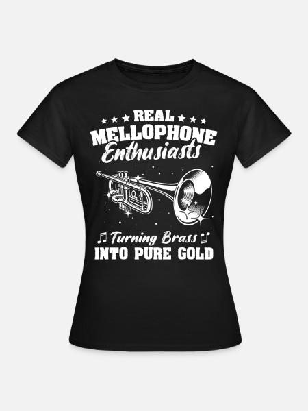 Brass Player Trumpets - Frauen T-Shirt - Schwarz