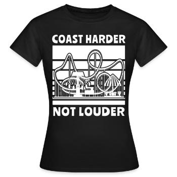 Roller coaster - Women's T-Shirt - black - Front - AI Model Female 172 dark (172cm)