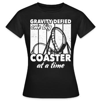 Roller Coaster Roller Coaster Riders - Women's T-Shirt - black - Front - AI Model Female 172 dark (172cm)