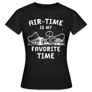 Roller Coaster Roller Coaster Rider - Women's T-Shirt - black - Front - AI Model Female 172 dark (172cm)