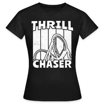 Roller Coaster Roller Coaster Riders - Women's T-Shirt - black - Front - AI Model Female 172 dark (172cm)