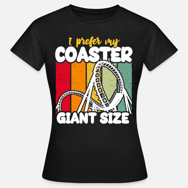 Roller Coaster Roller Coaster Riders - Women's T-Shirt - black