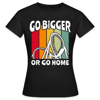 Roller Coaster Roller Coaster Riders - Women's T-Shirt - black - Front - AI Model Female 172 dark (172cm)