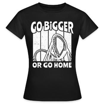 Roller Coaster Roller Coaster Riders - Women's T-Shirt - black - Front - AI Model Female 172 dark (172cm)