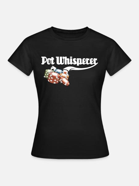 Pokerspieler - Frauen T-Shirt - Schwarz