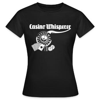 Casino - T-shirt Femme - noir - Devant - AI Model Female 172 dark (172cm)