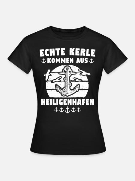 Heiligenhafen Heiligenhafener - Frauen T-Shirt - Schwarz