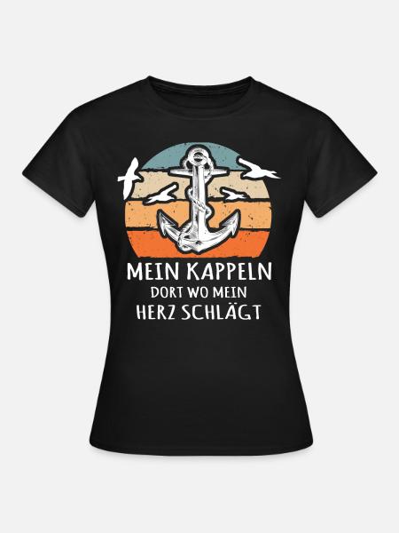 Kappeln - Frauen T-Shirt - Schwarz