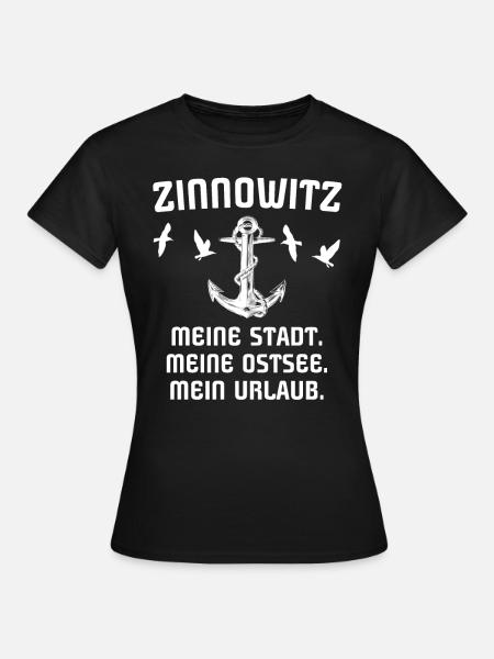 Zinnowitz - Frauen T-Shirt - Schwarz