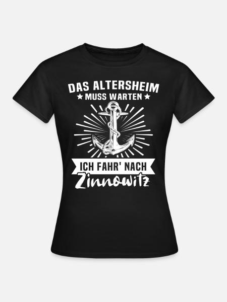 Zinnowitz Altersheim - Frauen T-Shirt - Schwarz