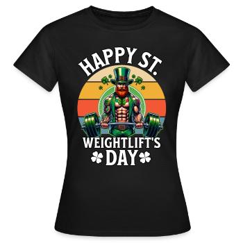 Escarpins de la Saint-Patrick - T-shirt Femme - noir - Devant - AI Model Female 172 dark (172cm)
