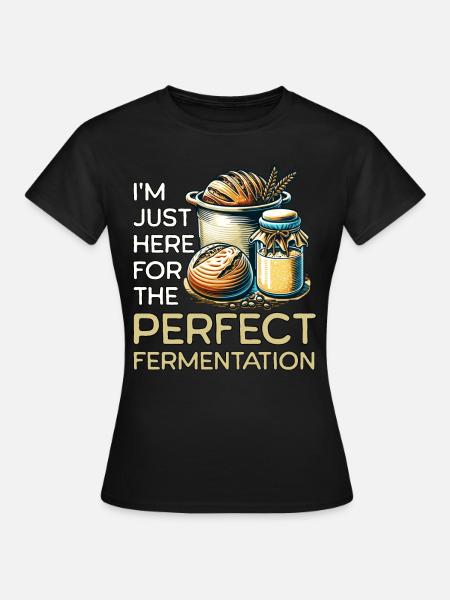 Sauerteig Fermantation - Frauen T-Shirt - Schwarz